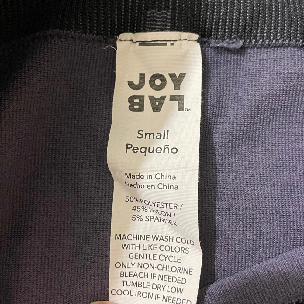 JoyLab Women Size Small Colorblock Seamless High Rise Leggings Black Grey Orange